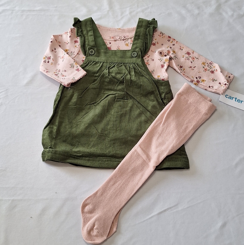 Carter's Green and Pink Kids Matching Set
